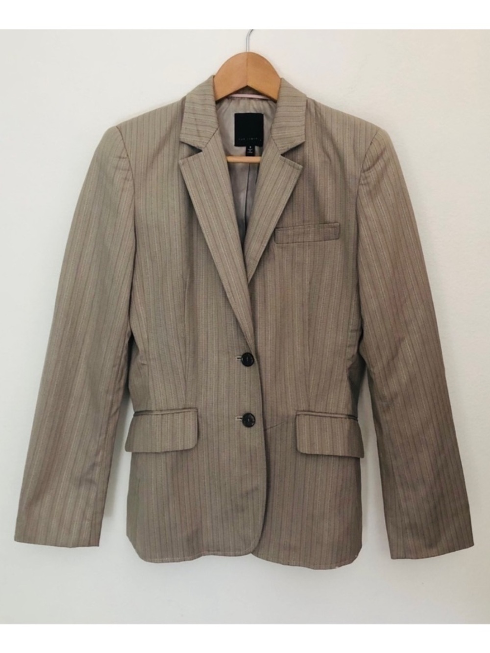 The Limited Pinstripe Two Button Blazer